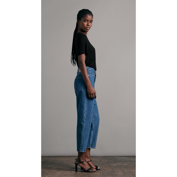 Rag & Bone Michal Linen Tee in Black - Picture 3 of 12